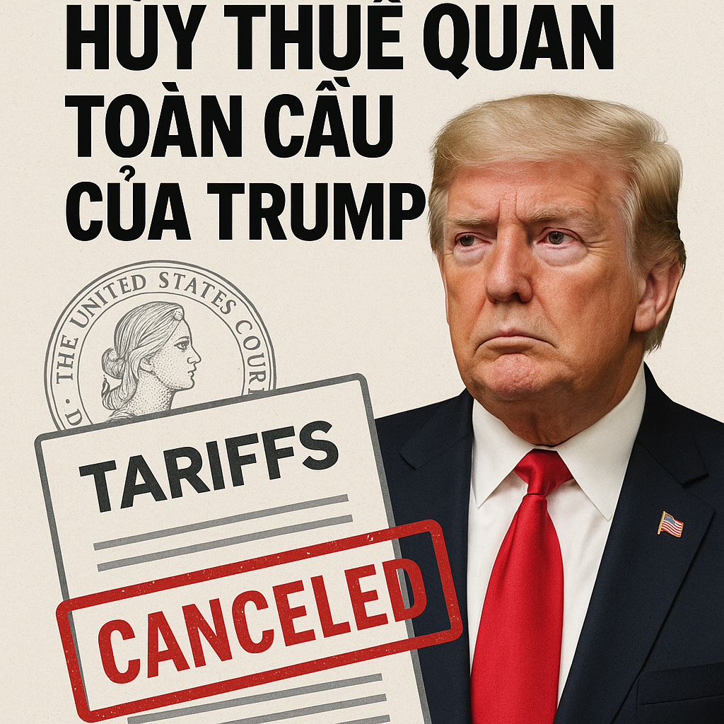 Tòa Án Mỹ Hủy Thuế Quan Toàn Cầu Của Trump