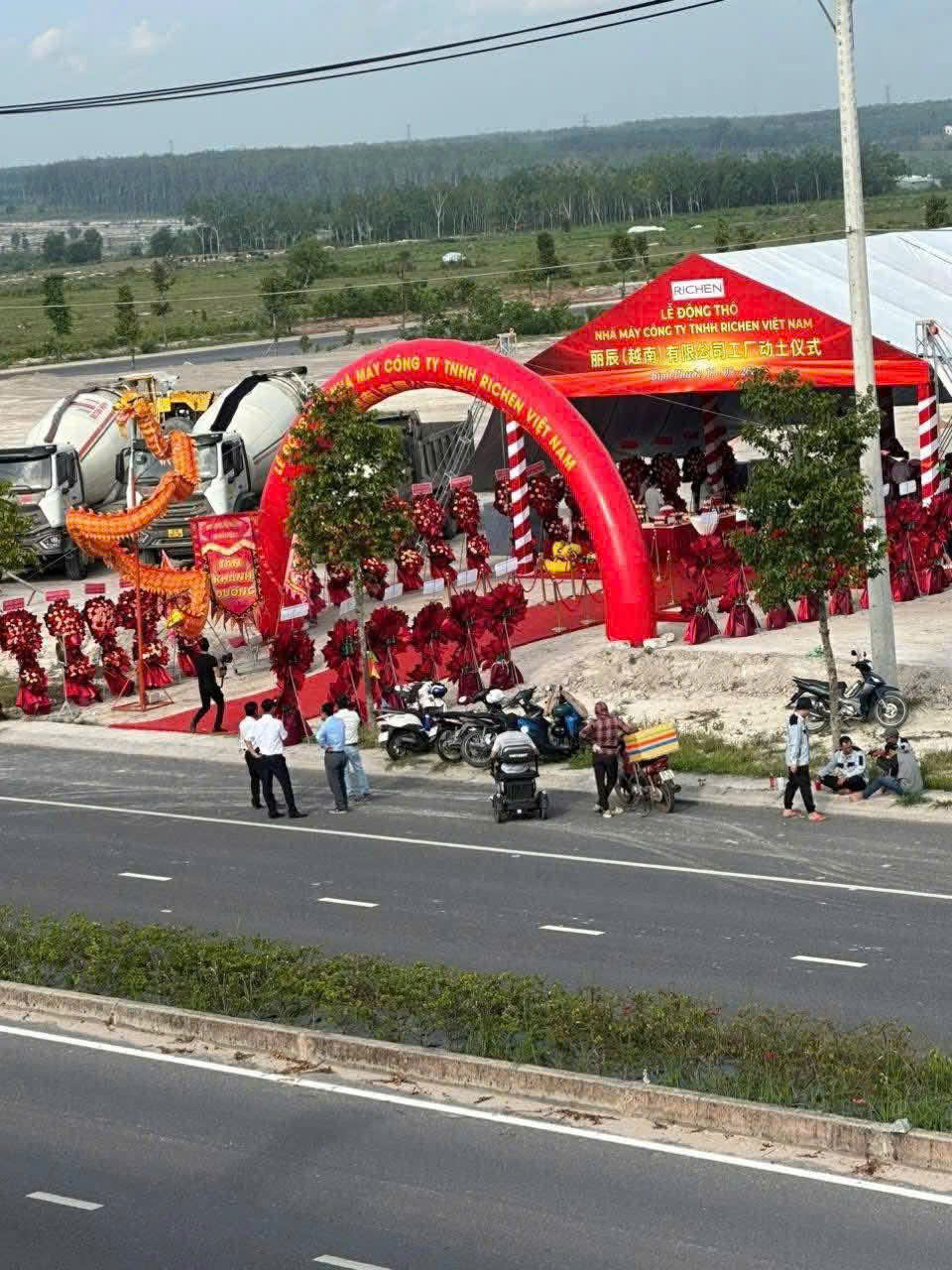 Lễ động Thổ Nhà Máy Richen Việt Nam Tại Kcn Becamex Chơn Thành