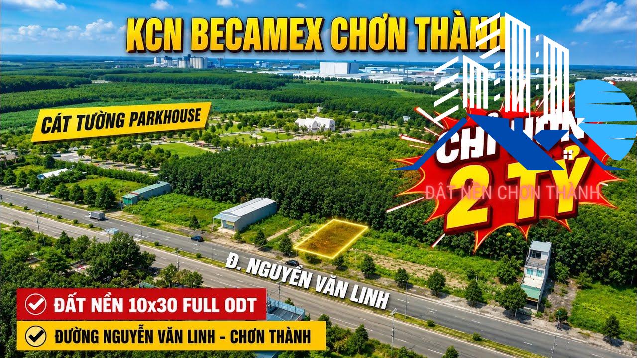 Đất gần KCN Becamex Chơn Thành, Đất mặt tiền Chơn Thành, Đất nền Chơn Thành, Đất Bình Phước, Đất kinh doanh Chơn Thành, Bất động sản Chơn Thành.
