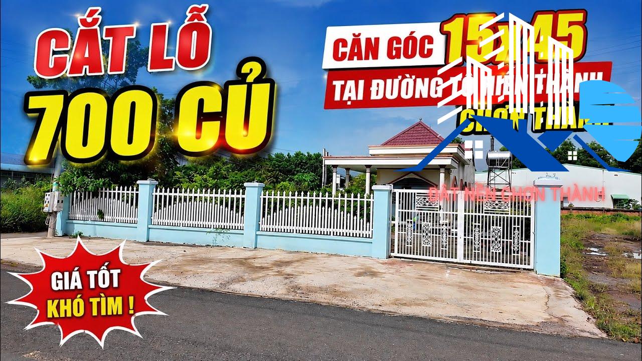 Đất Căn Góc 15x45m Tô Hiến Thành Chơn Thành | Cắt Lỗ 700 Củ